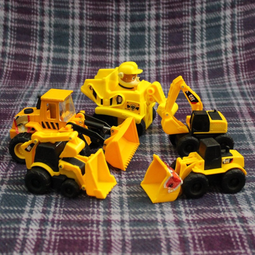 Lot of Assorted Construction Vehicle Toys